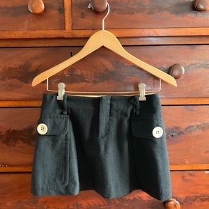 Rag & Bone wool blend skirt with patch pockets